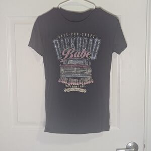 Bass Pro Shops Backroad Babe Graphic Tee Womens Size M
